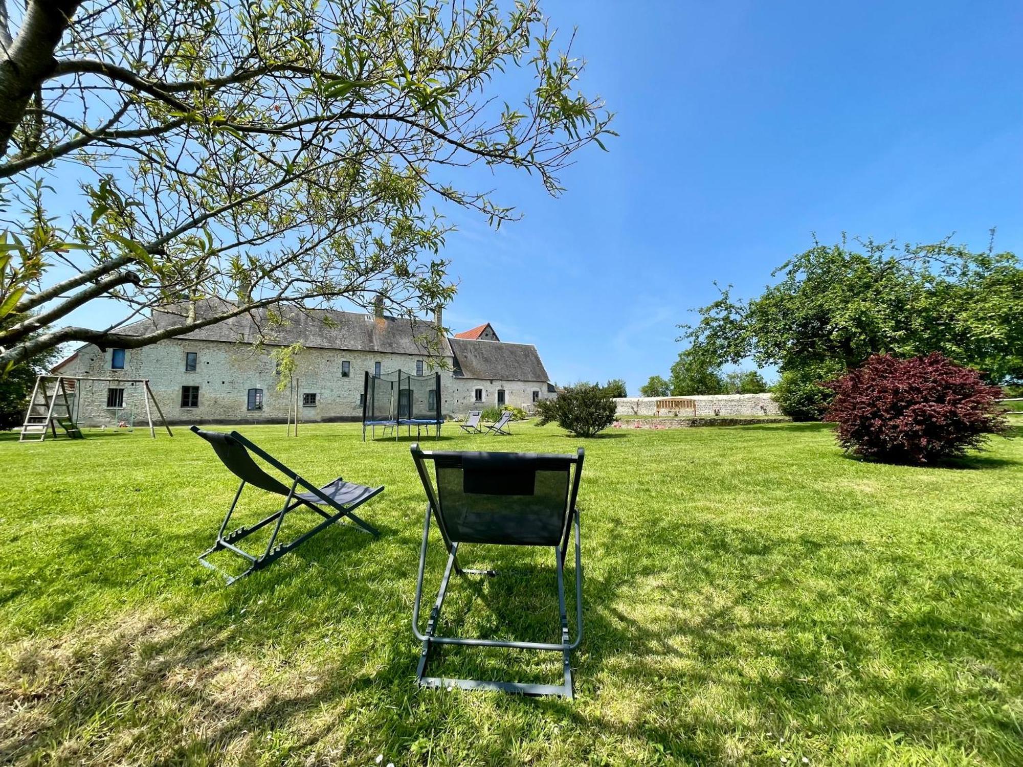 Gite Omaha 3 Etoiles - La Ferme Delaunay Saint-Come-du-Mont ภายนอก รูปภาพ